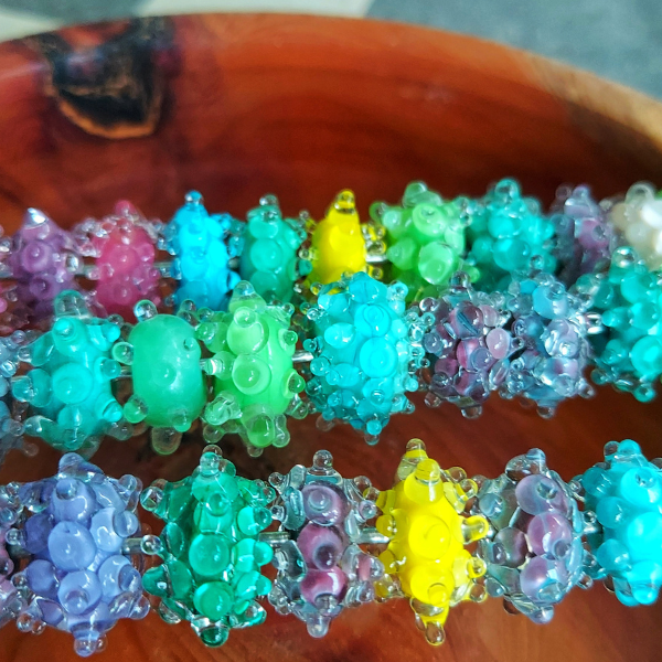 Drops of Dew Glass Beads